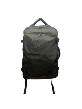 Matein Unisex Olive Green Nylon Adjustable Straps Convertible Travel Backpack
